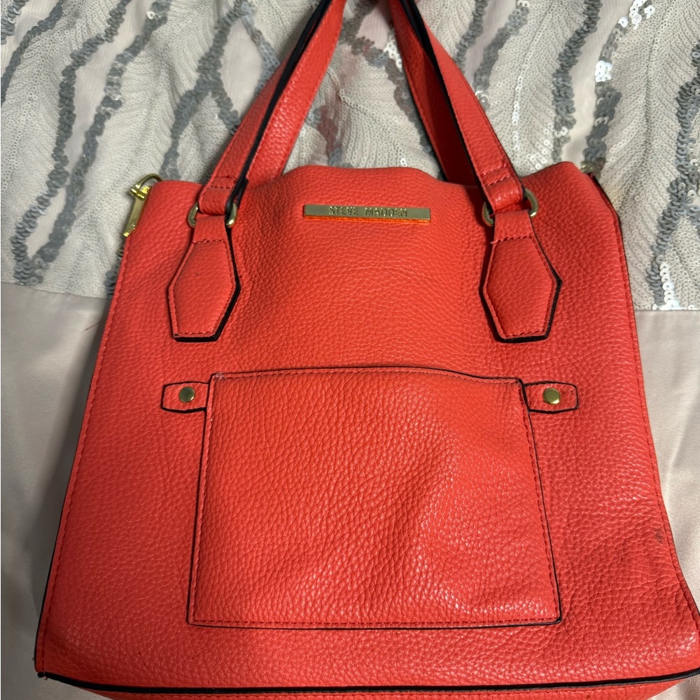 Steve Madden Vibrant Red Tote